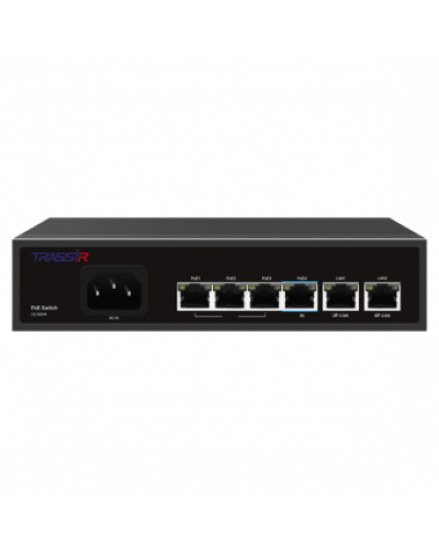 TR-NS1206-65-4PoE. Коммутатор с PoE. Trassir в Казани