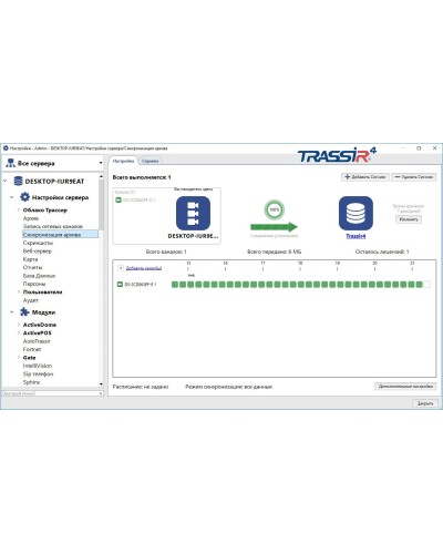 TRASSIR NetSync. Программное обеспечение для IP систем видеонаблюдения. Trassir в Казани