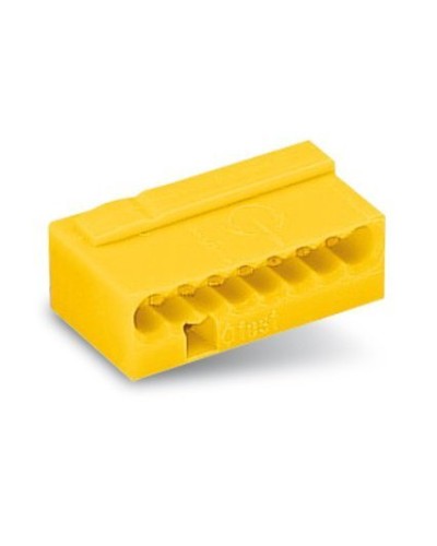 WAGO 243-508 Клемма MICRO 8-проводная желтая. Клемма для распределительных коробок. WAGO в Казани