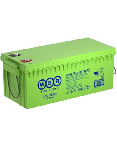 WBR GPL122000. Аккумулятор герметичный свинцово-кислотный. WBR в Казани