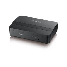 GS-105SV2-EU0101F. Коммутатор 5 портов 1000 Мбит/с, настольный. ZYXEL