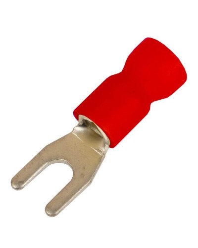 Наконечник вилочный НВИ 0,25-1,5 М5 (D5,3мм) (100 шт) (2A15P-EE-PVC). Наконечник вилочный с изолированным фланцем ПВХ. ДКС в Казани