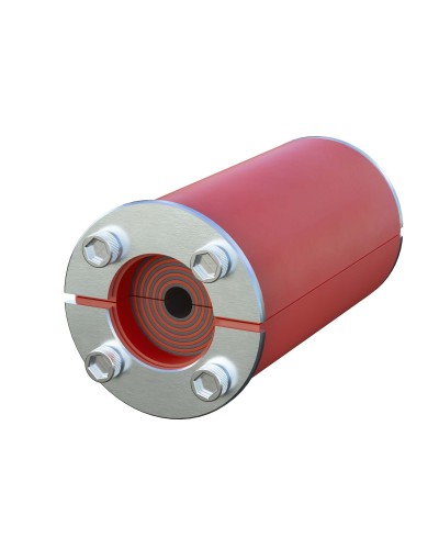 Проходка круглая, нержавеющая, D50х70 мм для кабелей D10-30 мм (DXF3114): Проходка круглая, нержавеющая в Казани