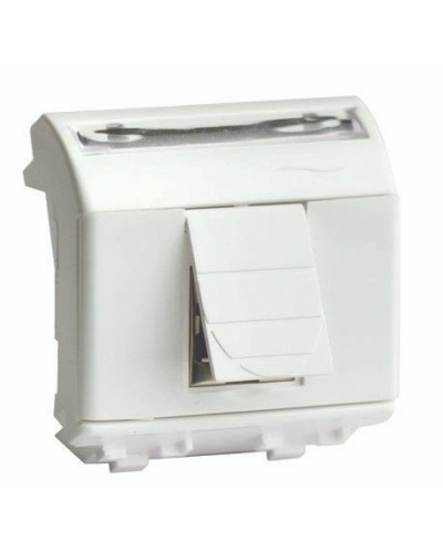 Розетка RJ-45 Brava 2 модуля слоновая кость (75450S): Розетка компьютерная с двумя разъёмами в Казани