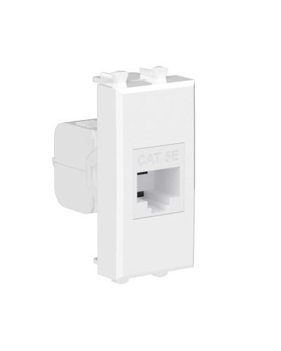 Розетка RJ-45 Avanti 1 модуль белое облако (4400661): Розетка компьютерная, без шторки модульная, кат.5е в Казани
