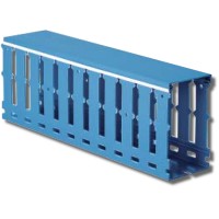Короб перфорированный, синий RL12 25x80 (01137RL): Короб перфорированный