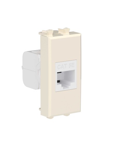 Розетка RJ-45, кат.5E, Avanti, 1 модуль, ванильная дымка (4405661): Розетка компьютерная модульная в Казани