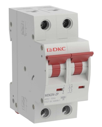 YON max MD63N 2P 40А 6кА C (MD63N-2PC40). Автоматический выключатель. ДКС в Казани