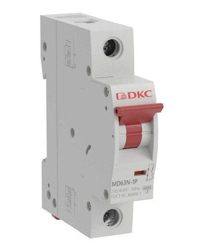 YON max MD63N 1P 16А 6кА C (MD63N-1PC16). Автоматический выключатель. ДКС в Казани