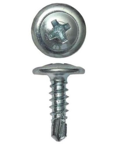 Саморез с пресс-шайбой 4.2х19 со сверлом (200 шт) (CM274019). Саморез с пресс-шайбой. ДКС в Казани