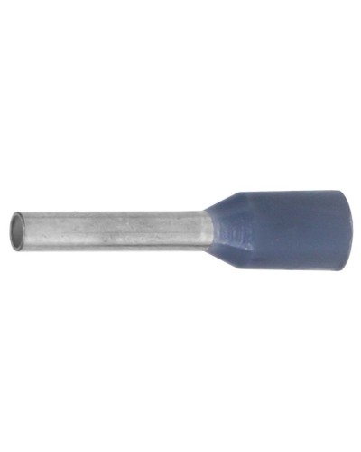 Наконечник-гильза НШВИ 0.75-06, серый (100 шт) (IF0.75-06GR). Наконечник-гильза с изолированным фланцем. ДКС в Казани