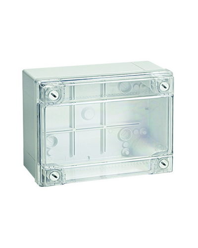 Коробка ответвительная с гладкими стенками IP56, 300х220х120 (54320). Коробка ответвительная с гладкими стенками и прозрачной крышкой. ДКС в Казани