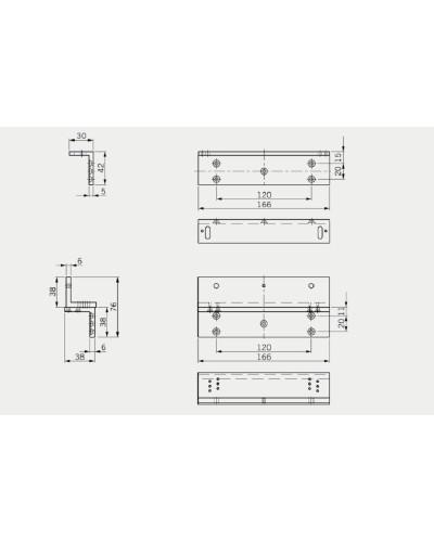 L+Z кронштейн для EMC 1200 ALH. L+Z кронштейн для EMC 1200 ALH. dormakaba в Казани