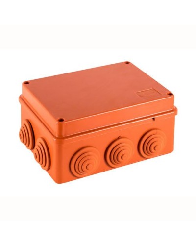 Коробка JBS150 150х110х70, 10 вых., 10P (0,15...2,5мм²) (43089HF). Коробка монтажная, огнестойкая, без галогена. Экопласт в Казани