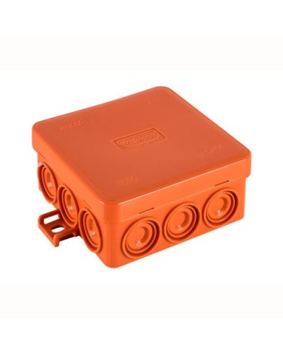 Коробка JBL085 85х85х38, 12 вых., 9P (0,15...2,5мм²) (43265HF). Коробка монтажная, огнестойкая, без галогена. Экопласт в Казани