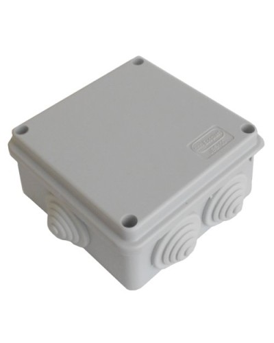 Коробка JBS100 100х100х55, 6 вых., 3P (0,15...2,5мм²) серая (43007HF-GR). Коробка монтажная, огнестойкая, без галогена. Экопласт в Казани