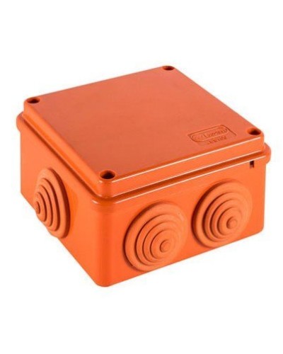 Коробка JBS100 100х100х55, 6 вых., 4P (1,5-10мм²) (43347HF): Коробка монтажная, огнестойкая, без галогена в Казани