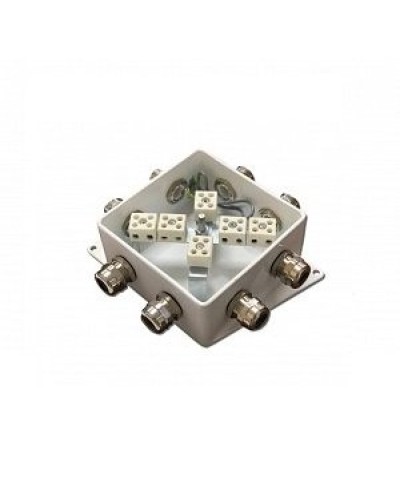 КМ-О (12к*10,0)-IP66-120х120, шесть вводов: Коробка монтажная огнестойкая в Казани