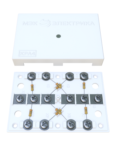 KRA-4 300 Om white (MEC42103). Коробка на 4 абонента. МЭК-Электрика в Казани