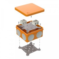 Коробка огнестойкая 60-0300-FR6.0-4 Е15-Е120 100х100х50. Коробка огнестойкая для открытой установки. Промрукав