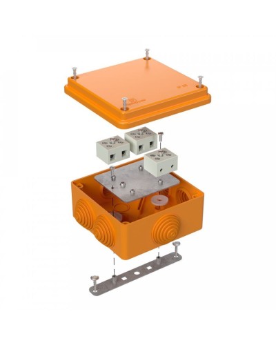 Коробка огнестойкая 100х100х50 (40-0300-FR6.0-6). Коробка огнестойкая для открытой установки. Промрукав в Казани