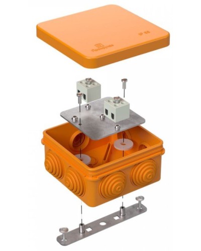 Коробка огнестойкая 80х80х40 (40-0210-FR2.5-4). Коробка огнестойкая для открытой установки. Промрукав в Казани