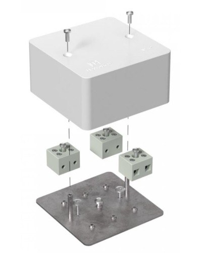 Коробка огнестойкая 103х103х45 (40-0470-FR2.5-6). Коробка огнестойкая для открытой установки. Промрукав в Казани