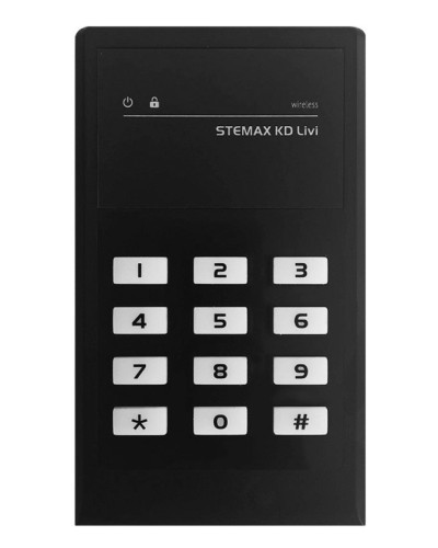 STEMAX KD Livi (черный). Беспроводная кнопочная кодовая панель. Стелс НПП в Казани