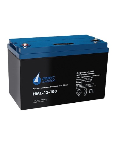 HML-12-100. Аккумулятор герметичный свинцово-кислотный. Связь инжиниринг в Казани